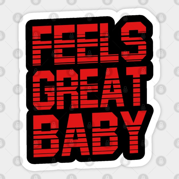 Feels great baby Sticker by Amberstore